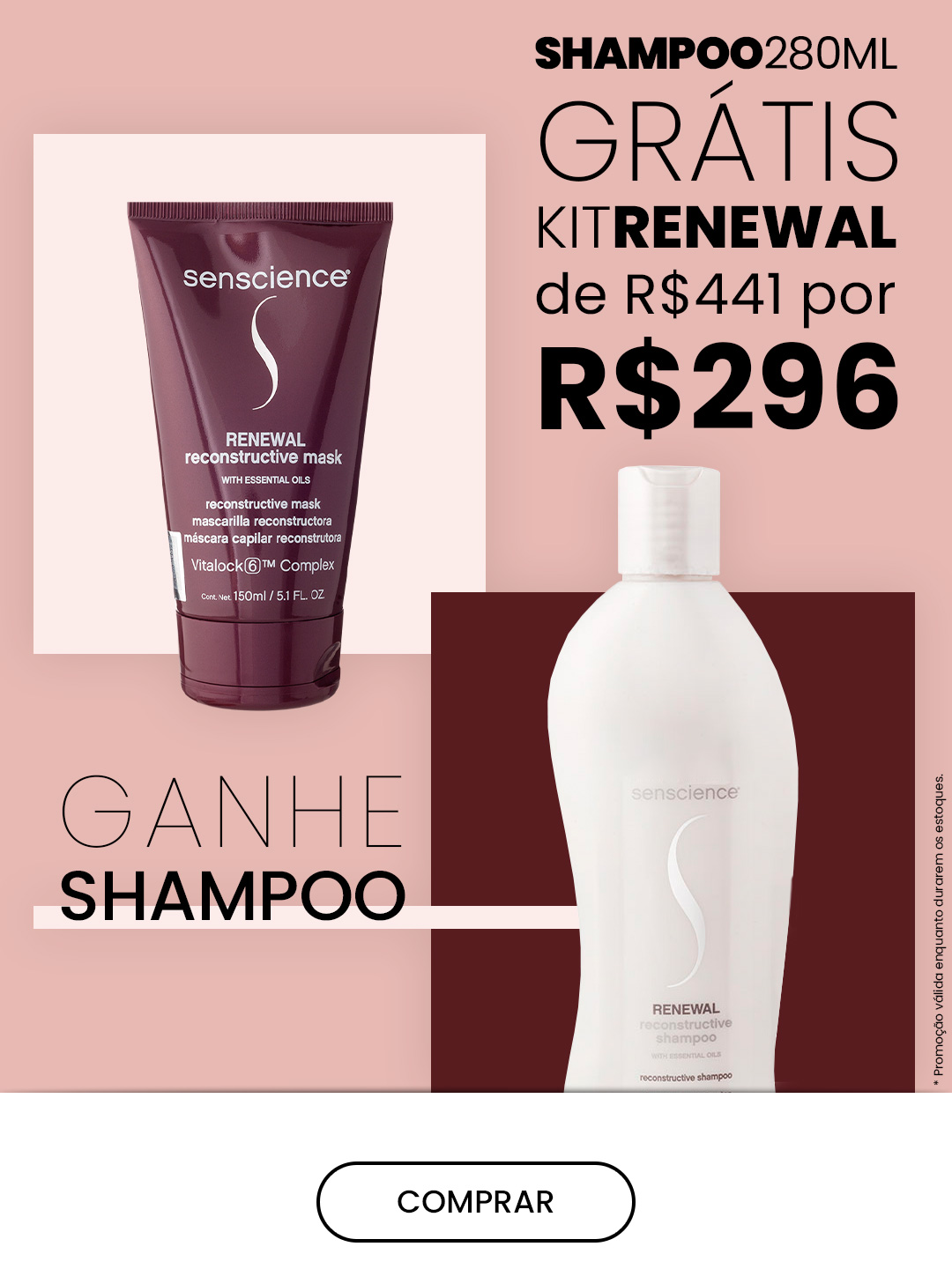 Compre e Ganhe Renewal Shampoo