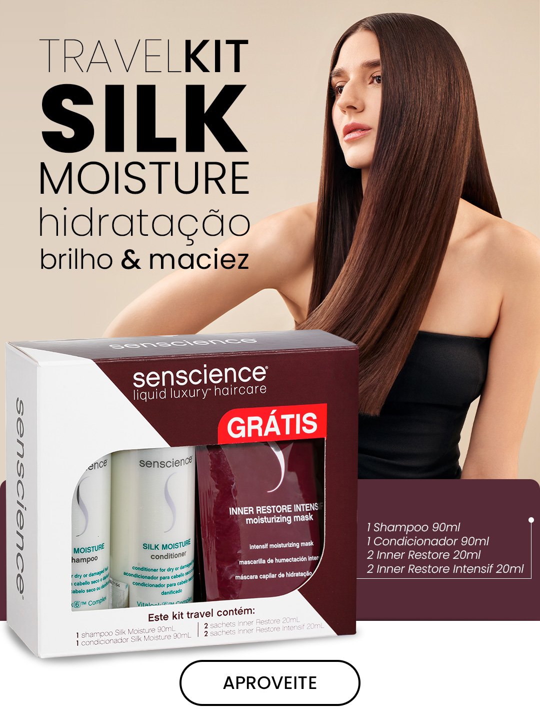 Travel Kit Silk Moisture