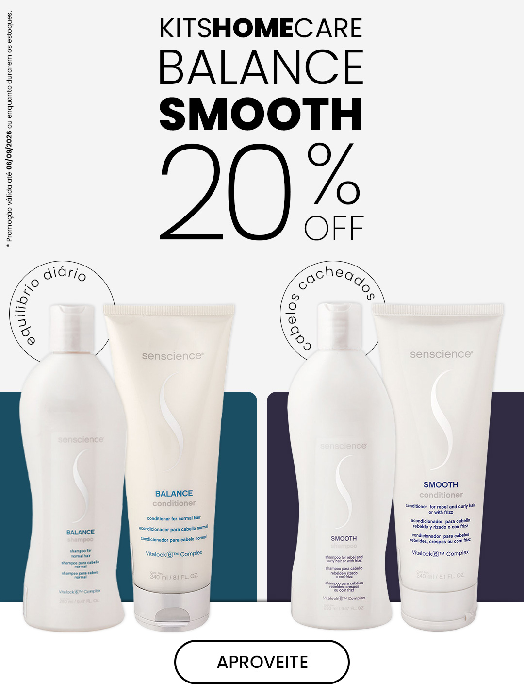 Kits Smooth e Balance 20% off